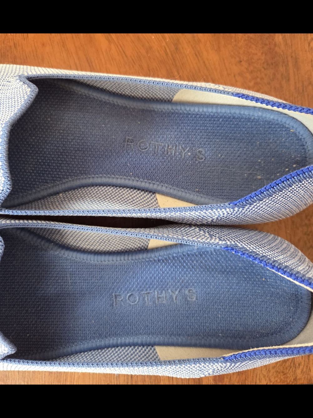 Rothy's Light Blue Knit Flats - Picture 5 of 7